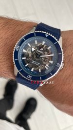 Rado Captain Cook iskelet Mavi Kauçuk