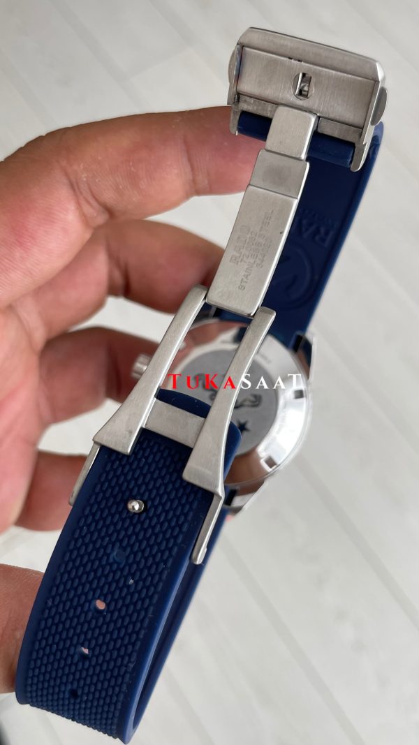 Rado Captain Cook iskelet Mavi Kauçuk Rado Captain Cook iskelet Mavi Kauçuk