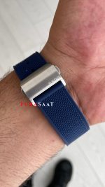 Rado Captain Cook iskelet Mavi Kauçuk