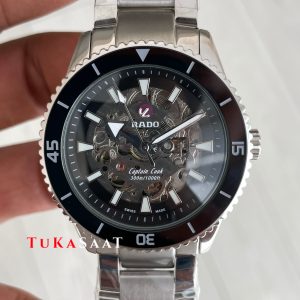 Rado Captain Cook iskelet Siyah