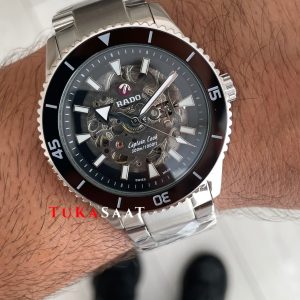 Rado Captain Cook iskelet Siyah