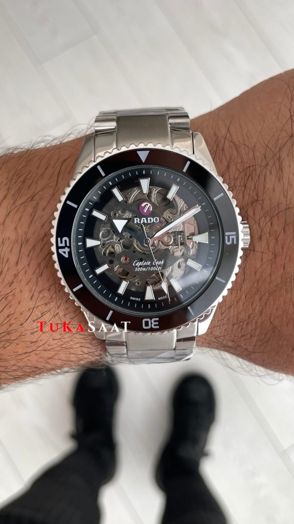 Rado Captain Cook iskelet Siyah Rado Captain Cook iskelet Siyah
