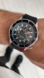 Rado Captain Cook iskelet Siyah Kauçuk
