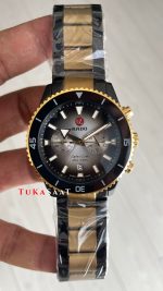 Rado Captain Cook Siyah Chronograph Gold & Black PVD