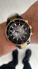 Rado Captain Cook Siyah Chronograph Gold & Black PVD
