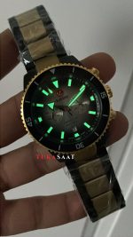 Rado Captain Cook Siyah Chronograph Gold & Black PVD