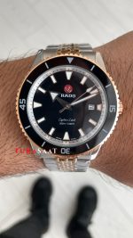 Rado Captain Cook Siyah Jubilee Rose Two Tone