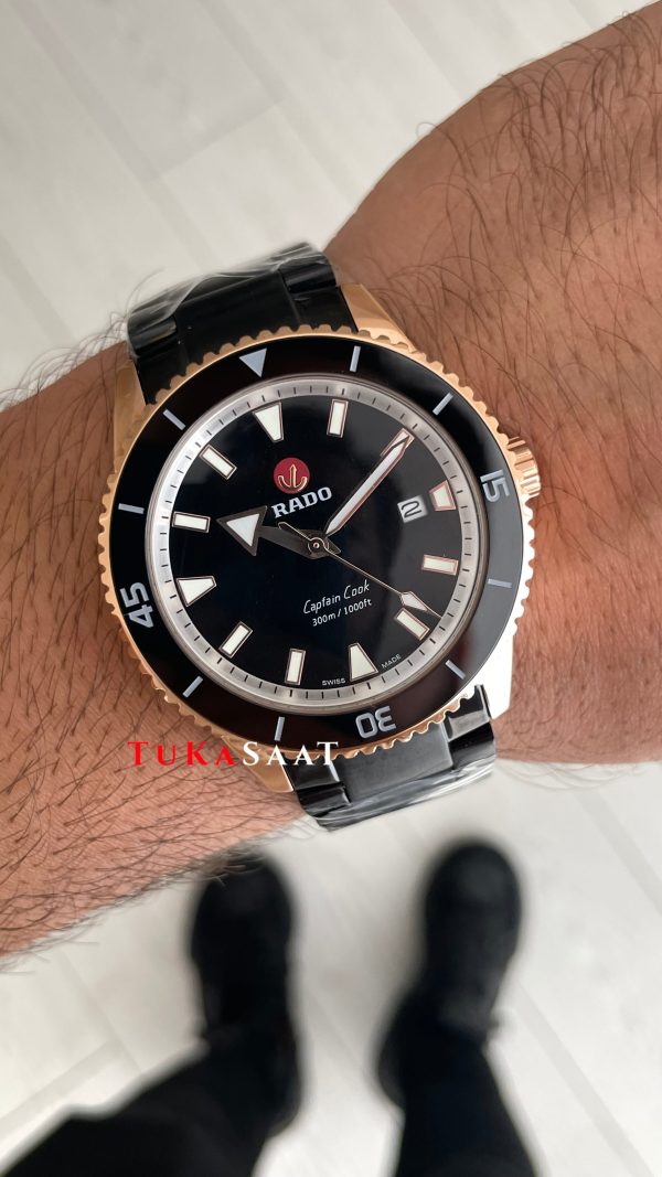 Rado Captain Cook Siyah Oyster PVD Black Rado Captain Cook Siyah Oyster PVD Black