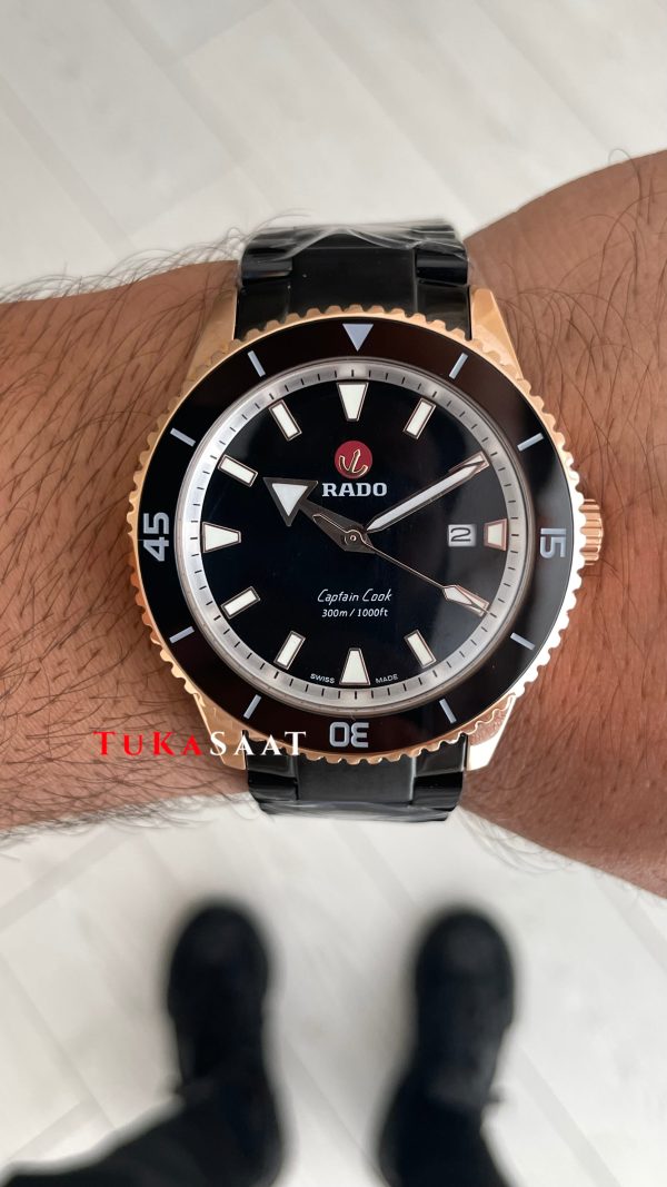 Rado Captain Cook Siyah Oyster PVD Black Rado Captain Cook Siyah Oyster PVD Black