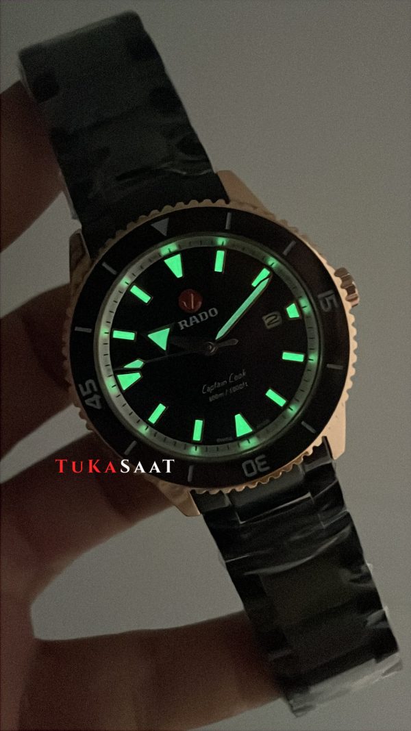 Rado Captain Cook Siyah Oyster PVD Black Rado Captain Cook Siyah Oyster PVD Black