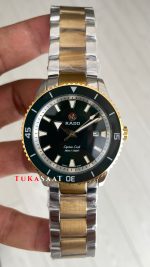 Rado Captain Cook Yeşil Oyster Two Tone Gold