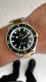 Rado Captain Cook Yeşil Oyster Two Tone Gold