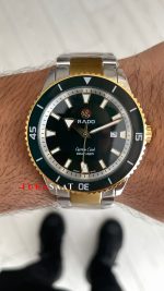Rado Captain Cook Yeşil Oyster Two Tone Gold