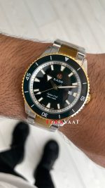 Rado Captain Cook Yeşil Oyster Two Tone Gold