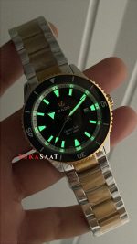 Rado Captain Cook Yeşil Oyster Two Tone Gold