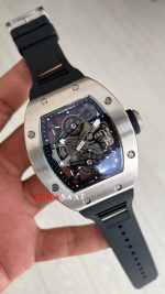 Richard Mille Bubba Watson Magnesium RM 038 Silver Replika Saat