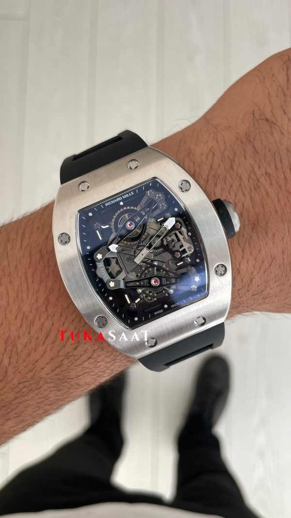 Richard Mille Bubba Watson Magnesium RM 038 Silver Replika Saat