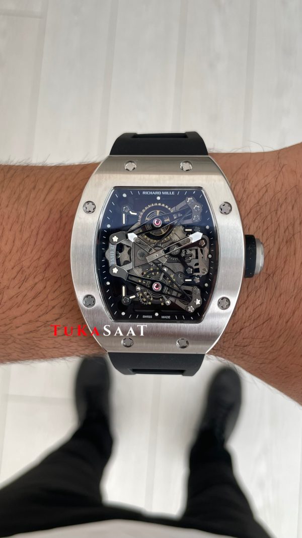 Richard Mille Bubba Watson Magnesium RM 038 Silver Replika Saat