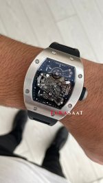 Richard Mille Bubba Watson Magnesium RM 038 Silver Replika Saat