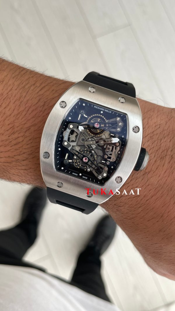 Richard Mille Bubba Watson Magnesium RM 038 Silver Replika Saat