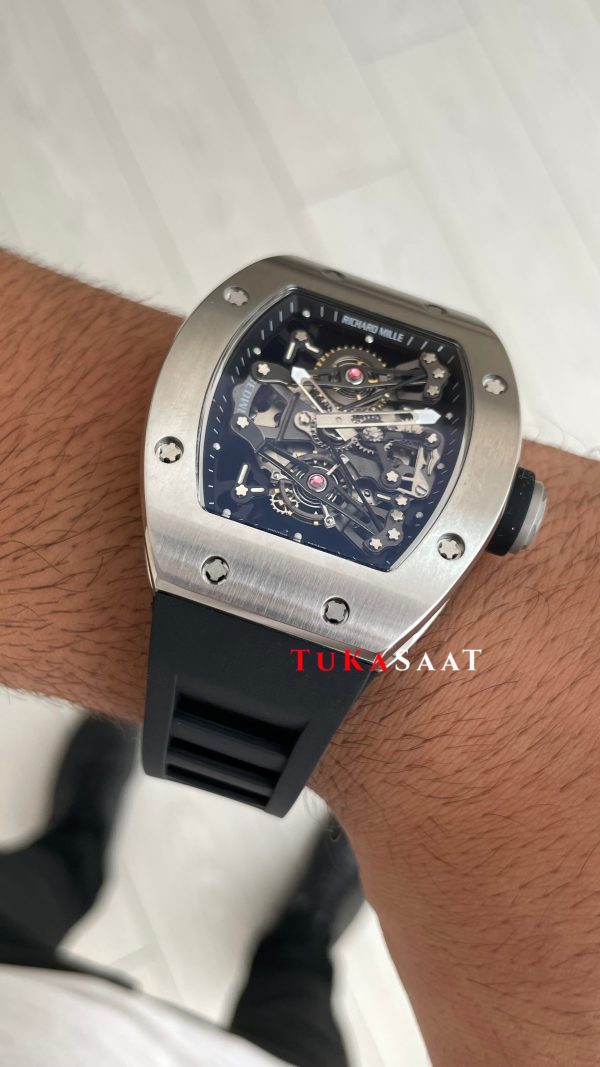Richard Mille Bubba Watson Magnesium RM 038 Silver Replika Saat