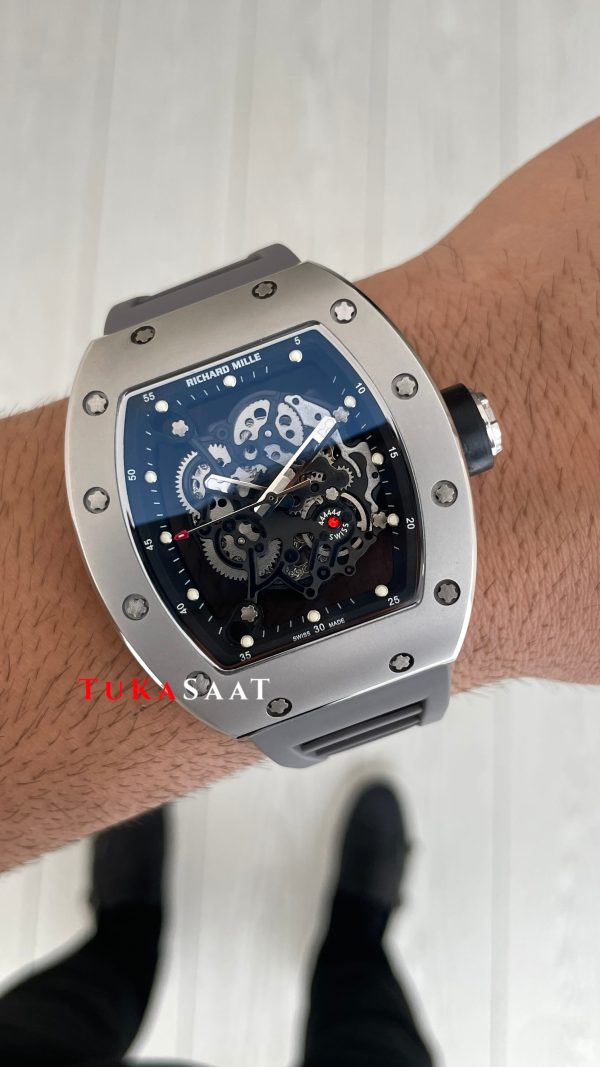Richard Mille Bubba Watson RM055 Grey Replika Saat