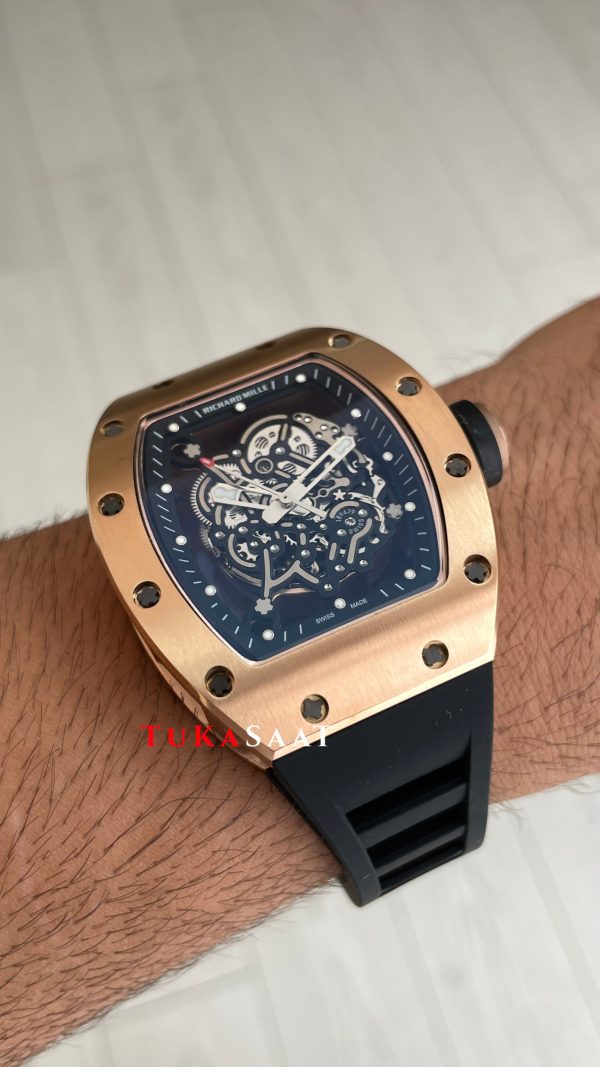 Richard Mille Bubba Watson RM055 Rose Replika Saat Richard Mille Bubba Watson RM055 Rose Replika Saat