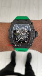 Richard Mille Rafael Nadal RM35-02 Carbon Yeşil Replika Saat