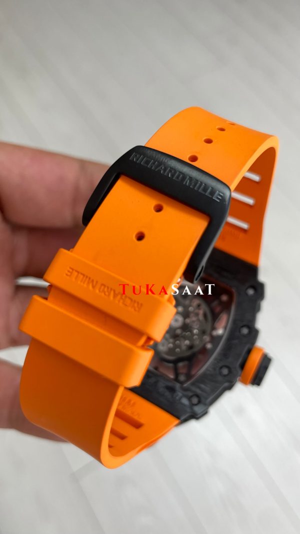 Richard Mille Rafael Nadal RM35-02 Turuncu Carbon Black Replika Saat
