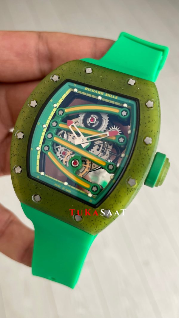 Richard Mille Yohan Blake RM 59-01 Yeşil Replika Saat Richard Mille Yohan Blake RM 59-01 Yeşil Replika Saat