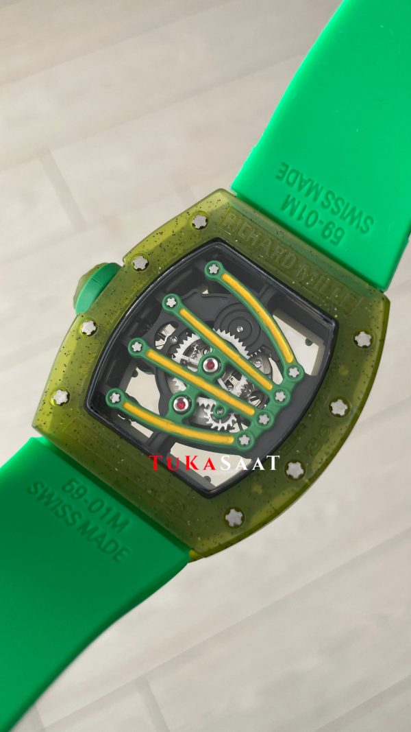 Richard Mille Yohan Blake RM 59-01 Yeşil Replika Saat Richard Mille Yohan Blake RM 59-01 Yeşil Replika Saat