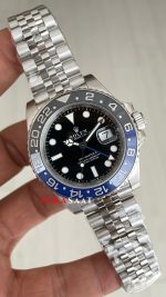 Rolex Batgirl Gmt Master II 126710BLNR Jubilee 40mm DD3285 V4 Super Clone Swiss ETA Saat VS Factory