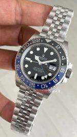 Rolex Batgirl Gmt Master II 126710BLNR Jubilee 40mm DD3285 V4 Super Clone Swiss ETA Saat VS Factory