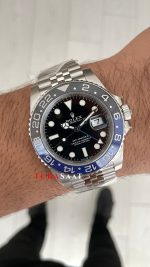 Rolex Batgirl Gmt Master II 126710BLNR Jubilee 40mm DD3285 V4 Super Clone Swiss ETA Saat VS Factory