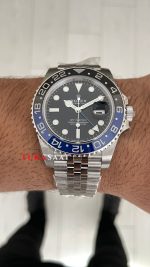 Rolex Batgirl Gmt Master II 126710BLNR Jubilee 40mm DD3285 V4 Super Clone Swiss ETA Saat VS Factory