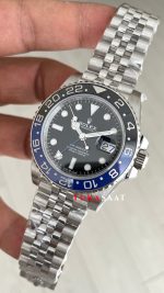 Rolex Batgirl Gmt Master II 126710BLNR Jubilee 40mm DD3285 V4 Super Klon Swiss ETA Saat AR Factory