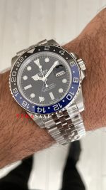 Rolex Batgirl Gmt Master II 126710BLNR Jubilee 40mm DD3285 V4 Super Klon Swiss ETA Saat AR Factory