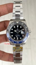 Rolex Batman Gmt Master II 126710BLNR Oyster 40mm DD3285 V4 Super Klon Swiss ETA Saat AR Factory