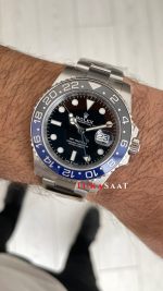 Rolex Batman Gmt Master II 126710BLNR Oyster 40mm DD3285 V4 Super Klon Swiss ETA Saat AR Factory