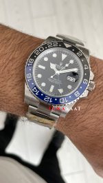 Rolex Batman Gmt Master II 126710BLNR Oyster 40mm DD3285 V4 Super Klon Swiss ETA Saat AR Factory