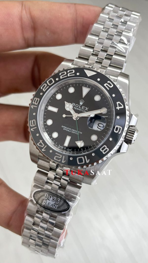 Rolex Bruce Wayne Gmt Master II 126710GRNR Jubilee 40mm DD3285 V4 Swiss ETA Saat Clean Factory Rolex Bruce Wayne Gmt Master II 126710GRNR Jubilee 40mm DD3285 V4 Swiss ETA Saat Clean Factory