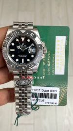 Rolex Bruce Wayne Gmt Master II 126710GRNR Jubilee 40mm DD3285 V4 Swiss ETA Saat Clean Factory
