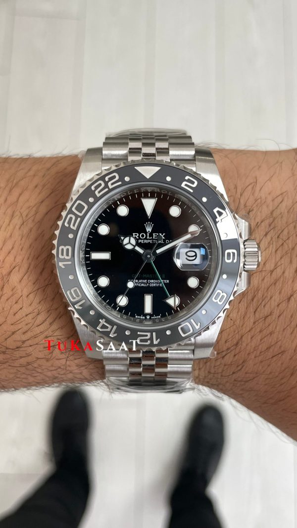 Rolex Bruce Wayne Gmt Master II 126710GRNR Jubilee 40mm DD3285 V4 Swiss ETA Saat Clean Factory Rolex Bruce Wayne Gmt Master II 126710GRNR Jubilee 40mm DD3285 V4 Swiss ETA Saat Clean Factory