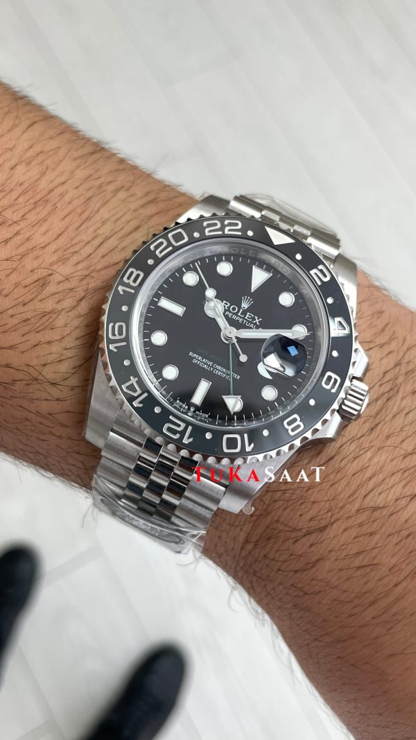 Rolex Bruce Wayne Gmt Master II 126710GRNR Jubilee 40mm DD3285 V4 Swiss ETA Saat Clean Factory Rolex Bruce Wayne Gmt Master II 126710GRNR Jubilee 40mm DD3285 V4 Swiss ETA Saat Clean Factory