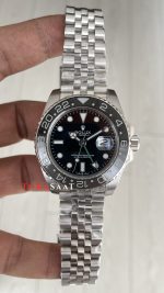 Rolex Bruce Wayne Gmt Master II 126710GRNR Jubilee 40mm Replika Saat