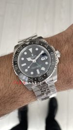 Rolex Bruce Wayne Gmt Master II 126710GRNR Jubilee 40mm Replika Saat