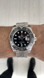Rolex Bruce Wayne Gmt Master II 126710GRNR Jubilee 40mm Replika Saat