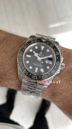Rolex Bruce Wayne Gmt Master II 126710GRNR Jubilee 40mm Replika Saat