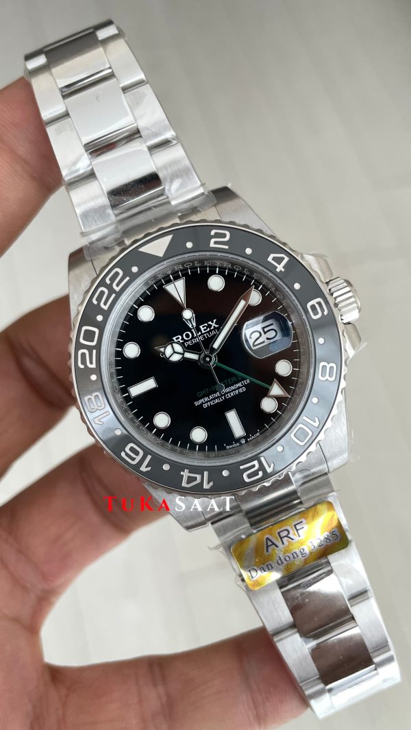 Rolex Bruce Wayne Gmt Master II 126710GRNR Oyster 40mm DD3285 V4 Super Klon Swiss ETA Saat AR Factory