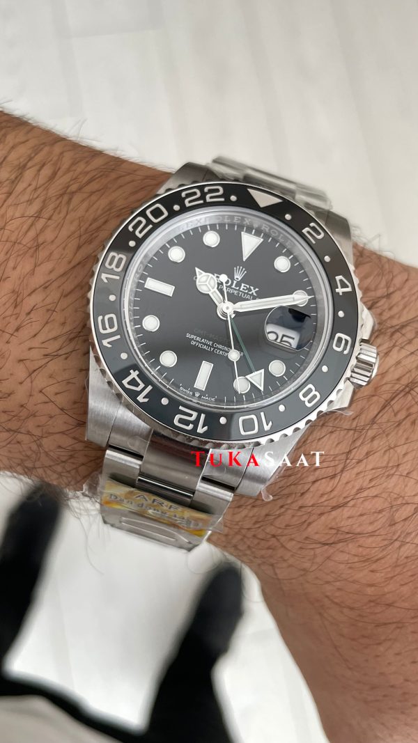 Rolex Bruce Wayne Gmt Master II 126710GRNR Oyster 40mm DD3285 V4 Super Klon Swiss ETA Saat AR Factory